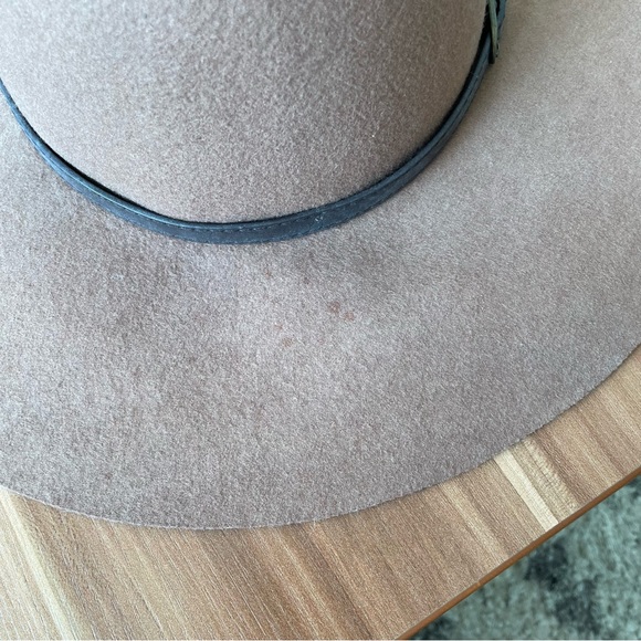 Nashville Hat- brown 100% wool brown floppy hat - Picture 4 of 6